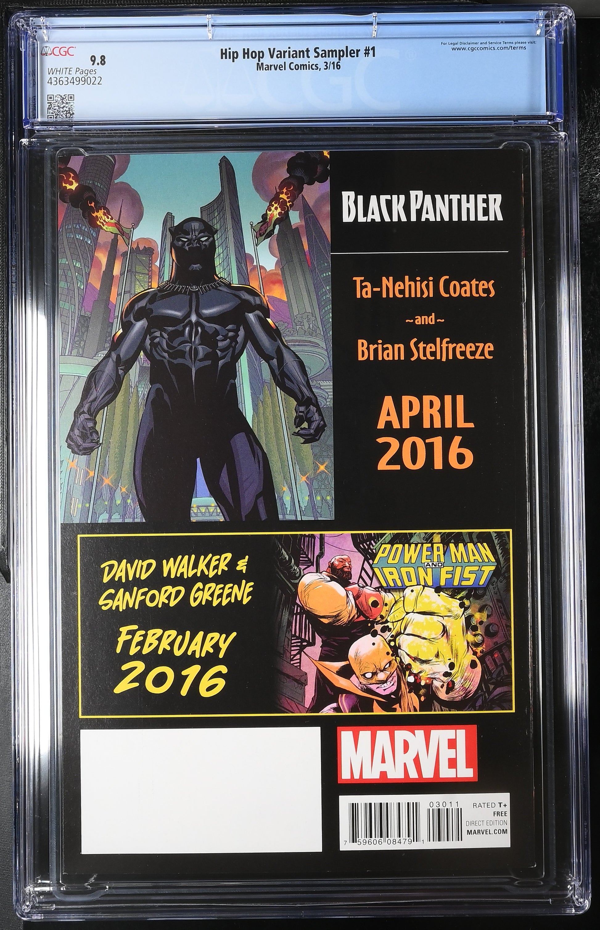 9.8 CGC MARVEL HIP HOP SAMPLER 2016 [4363499022]  MARVEL COMICS   