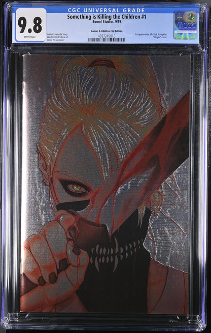 9.8 CGC Something is Killing the Children #1 SSCO Frison Foil Variant 2019 [4397245016] Something is Killing the Children CGC   