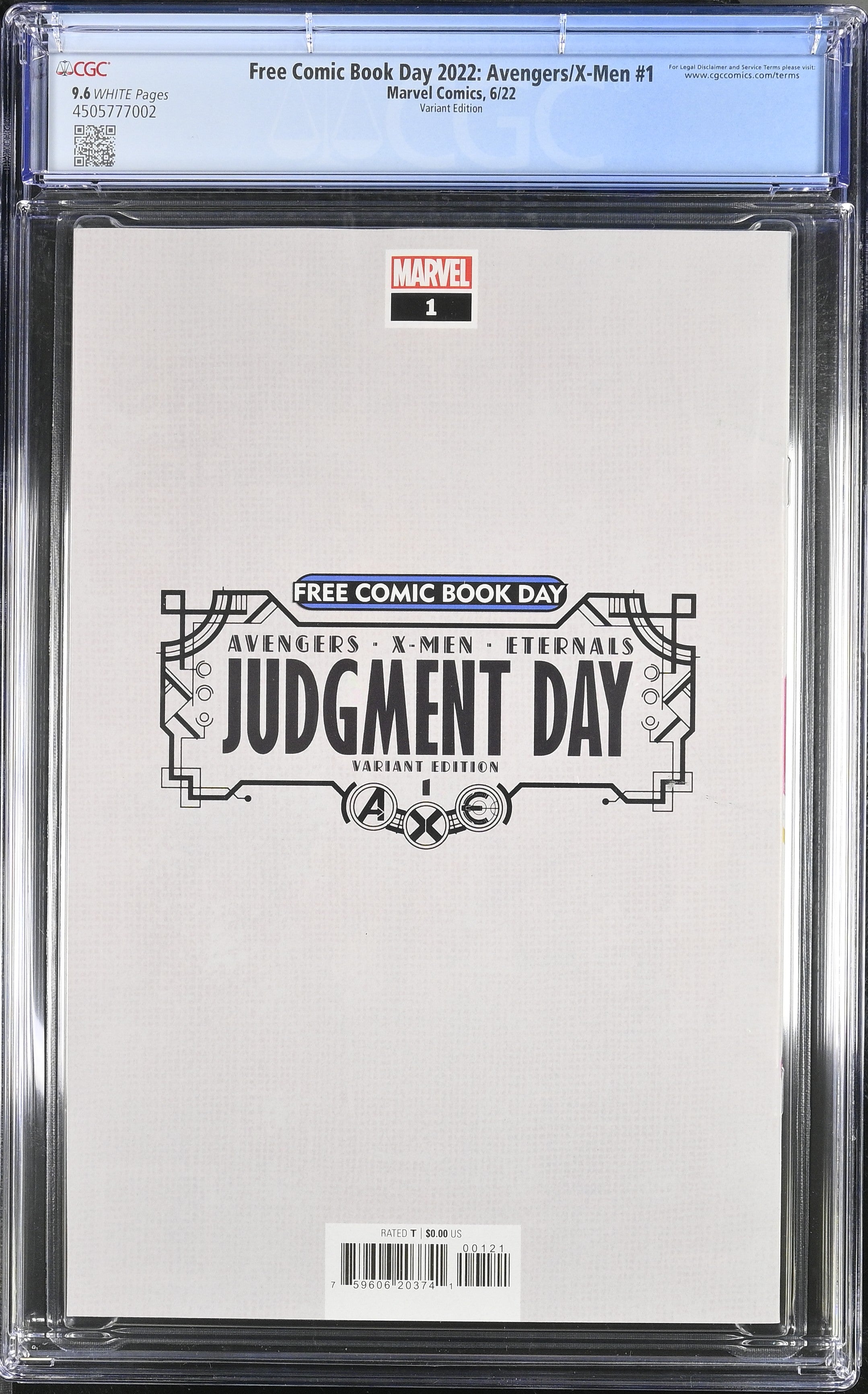 9.6 CGC FREE COMIC BOOK DAY FCBD AVENGERS X-MEN #1 MOMOKO 1:1000