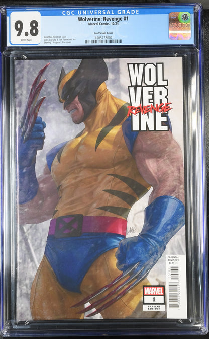 9.8 CGC WOLVERINE REVENGE #1 ARTGERM VARIANT 2024 [4505778007] CGC MARVEL COMICS   