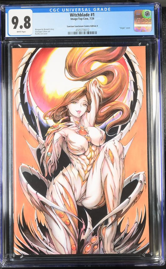 9.8 CGC WITCHBLADE #1 SSCO RACHTA LIN VIRGIN VARIANT 2024 [4505778012] CGC IMAGE COMICS   