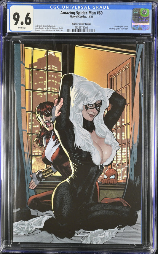 9.6 CGC AMAZING SPIDER-MAN #6 ADAM HUGHES 1:100 VIRGIN VARIANT [4526678009] Amazing Spider-Man MARVEL COMICS