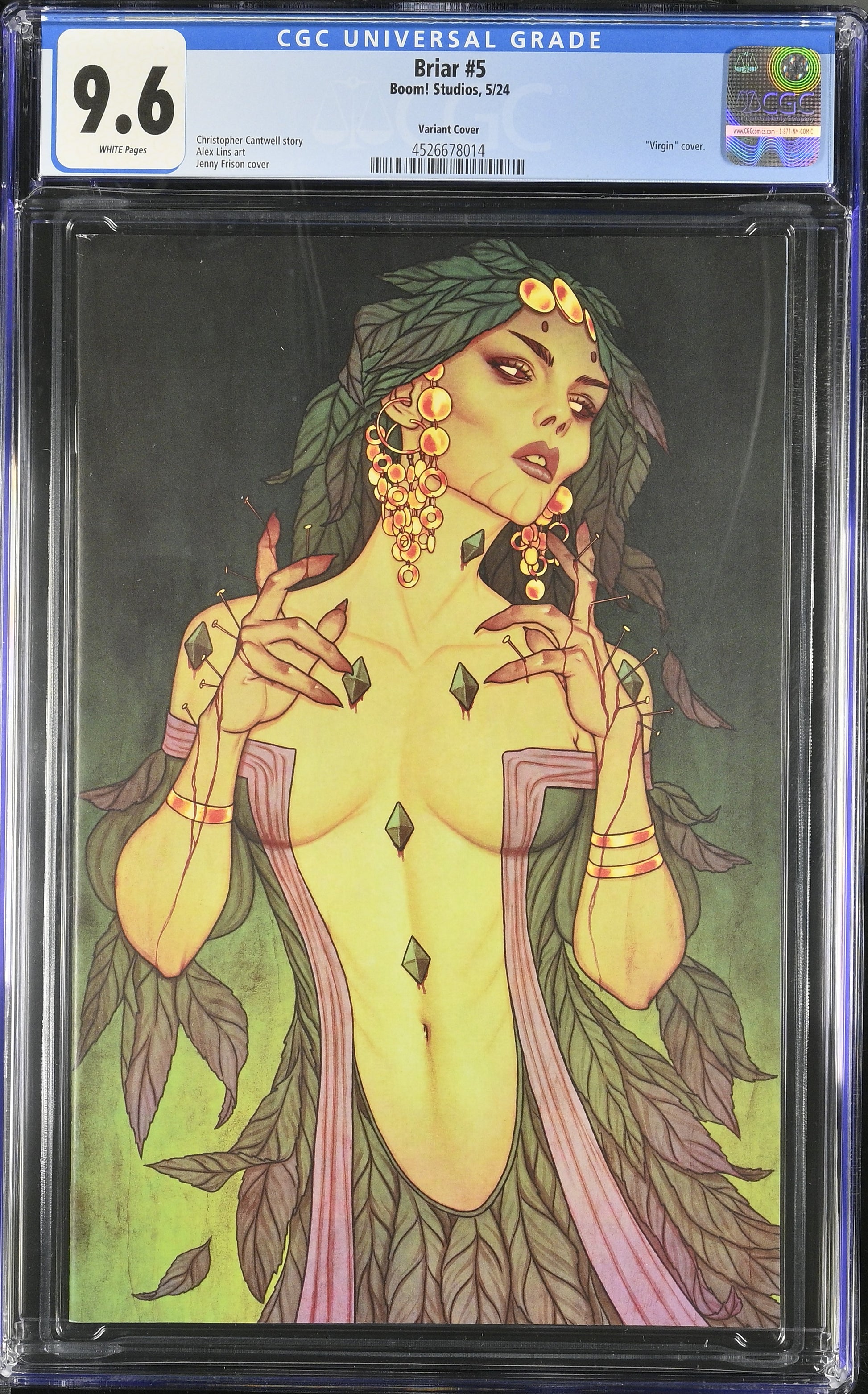 9.6 CGC BRIAR #5 FRISON VIRGIN 1:10 VARIANT [4526678014] Universal Monsters BOOM