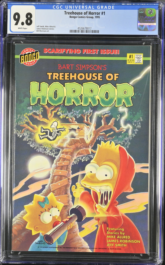 9.8 CGC TREEHOUSE OF HORROR #1 1995 [4526678017] BONGO COMICS