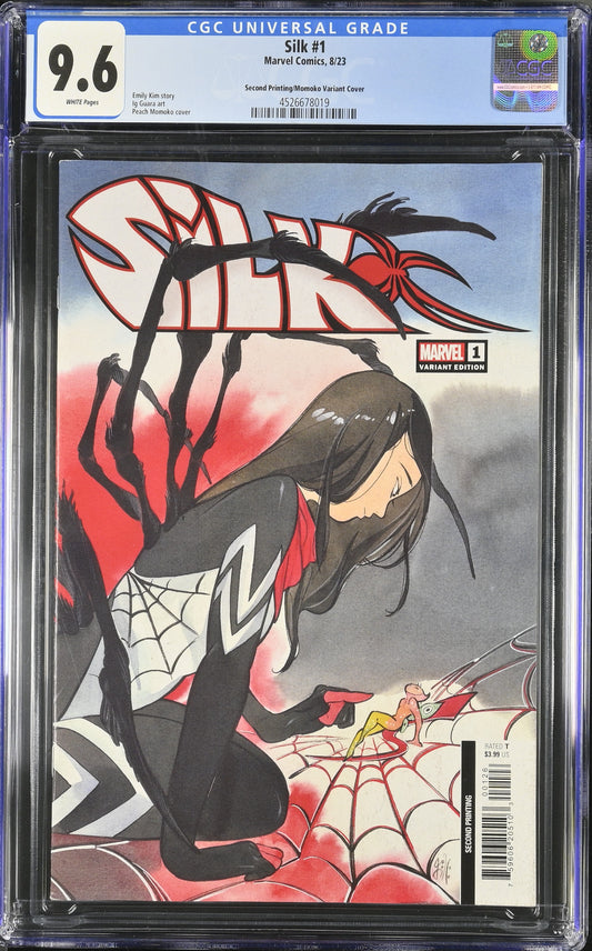 9.6 CGC SILK #1 1:25 2ND PRINT MOMOKO VARIANT [4526678019] Silk MARVEL COMICS