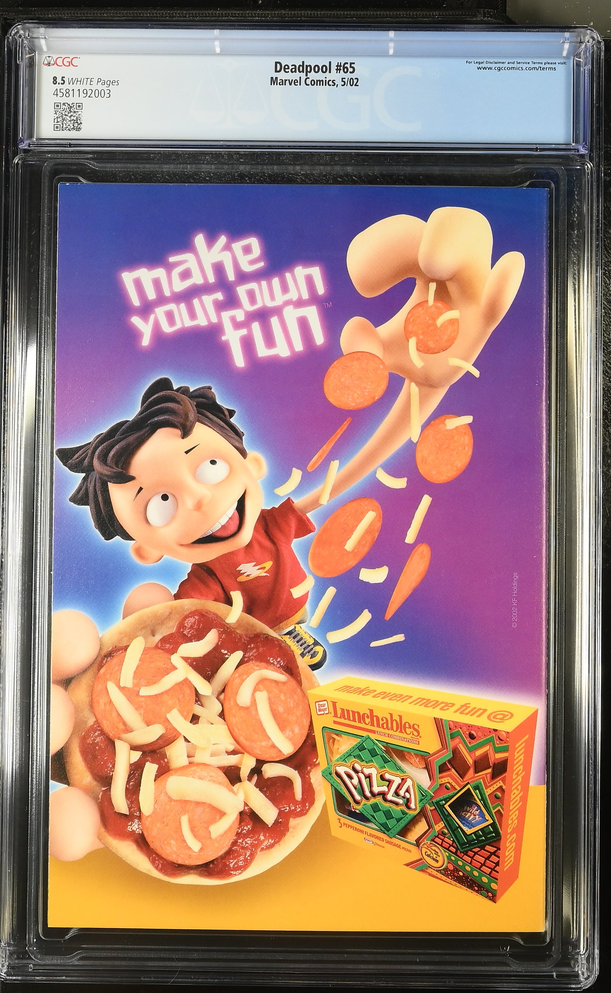 8.5 CGC DEADPOOL #65 2002 (1ST APP BLACK SWAN, OUTLAW & RATBAG) [4581192003] Deadpool MARVEL COMICS