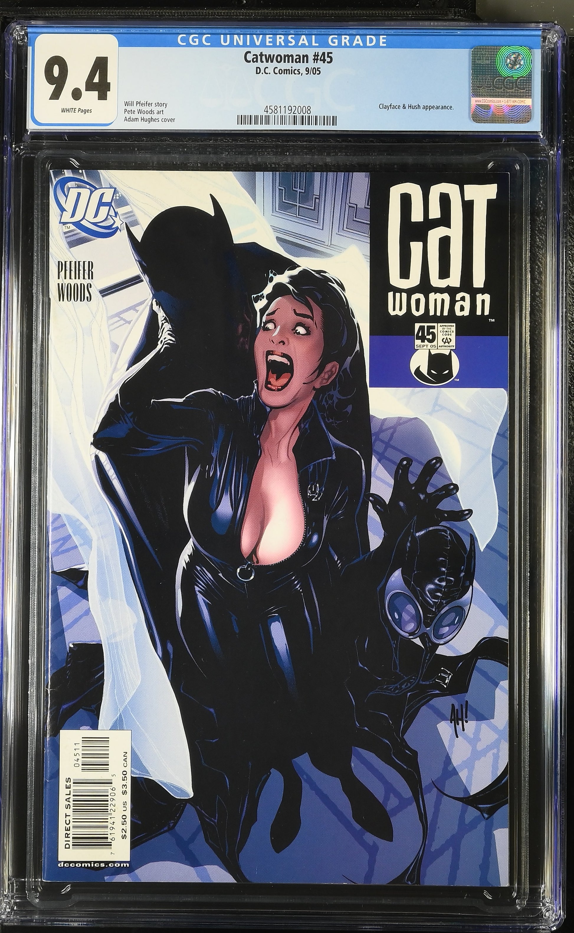 9.4 CGC CATWOMAN #45 ADAM HUGHES 2005 [4581192008] Catwoman DC COMICS