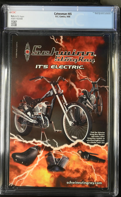 9.4 CGC CATWOMAN #45 ADAM HUGHES 2005 [4581192008] Catwoman DC COMICS