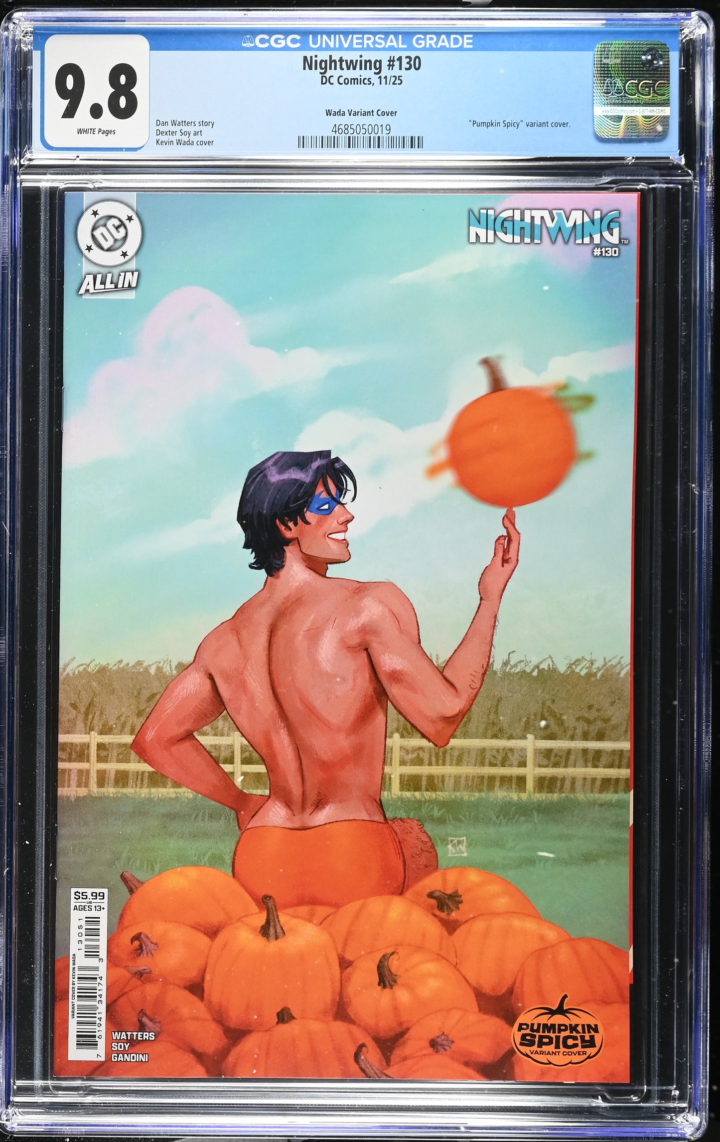 9.8 CGC NIGHTWING #130 WADA VARIANT 2025 [4685050019] Nightwing DC COMICS