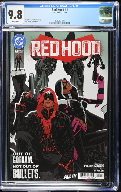 9.8 CGC RED HOOD #1 2025 [4685051021] Red Hood DC COMICS