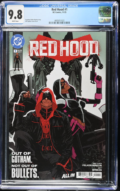 9.8 CGC RED HOOD #1 2025 [4685051022] Red Hood DC COMICS