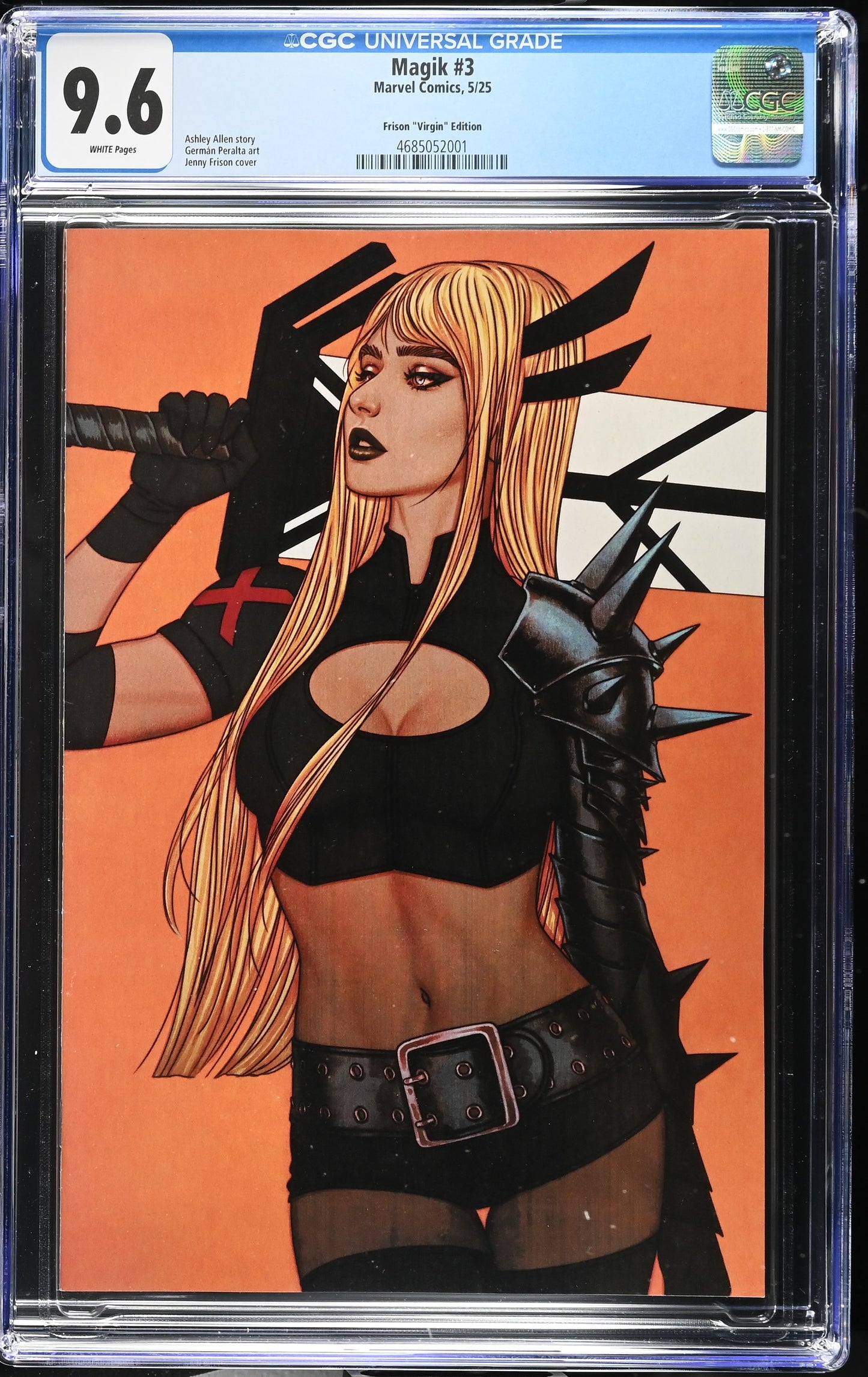 9.6 CGC MAGIK #3 1:100 JENNY FRISON VARIANT [4685052001] X-Men MARVEL COMICS