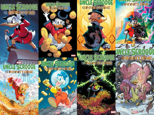 06/19/2024 UNCLE SCROOGE INFINITY DIME #1 SET OF 8 COVERS