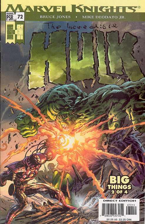 INCREDIBLE HULK #72 2004 Incredible Hulk MARVEL COMICS