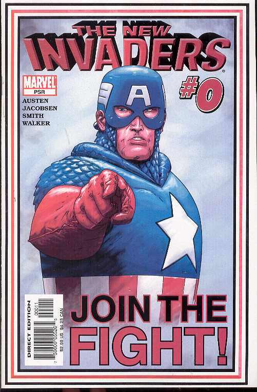 NEW INVADERS #0 2004 Captain America MARVEL COMICS