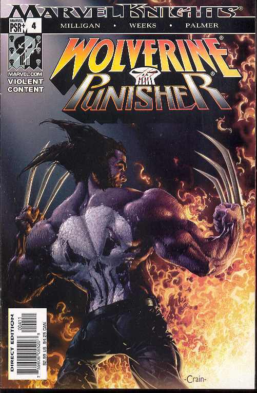 WOLVERINE PUNISHER #4 MARVEL KNIGHTS 2004 Punisher MARVEL COMICS
