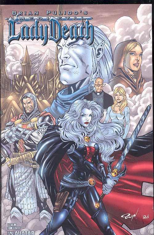 MEDIEVAL LADY DEATH #3 WRAPAROUND 2005 Lady Death AVATAR PRESS INC