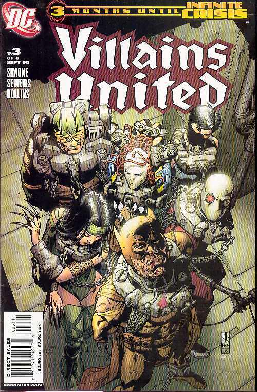 VILLAINS UNITED #3 (OF 6) 2005 Vilains United DC COMICS   