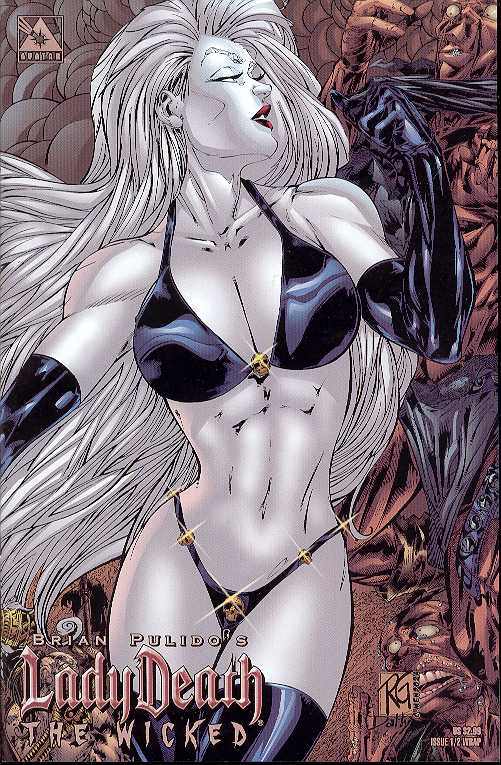 LADY DEATH WICKED #1/2 WRAPAROUND 2005 Lady Death AVATAR PRESS INC