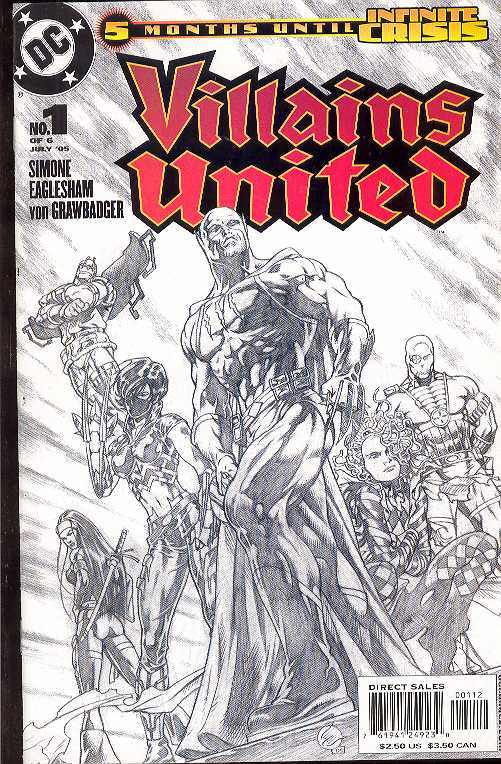 VILLAINS UNITED #1 (OF 6) 2ND PRINT VARIANT 2005 Vilains United DC COMICS   