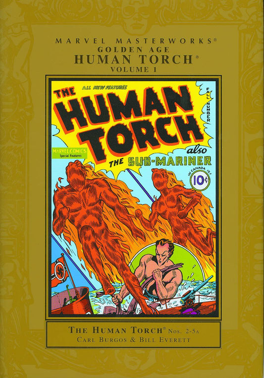 MMW GOLDEN AGE HUMAN TORCH HC VOL 01 Fantastic Four MARVEL COMICS