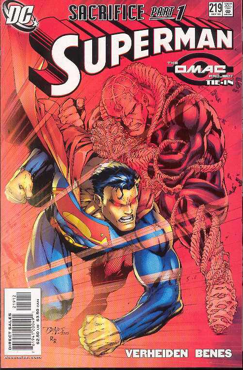 SUPERMAN #219 2ND PRINT VARIANT 2005 Superman DC COMICS