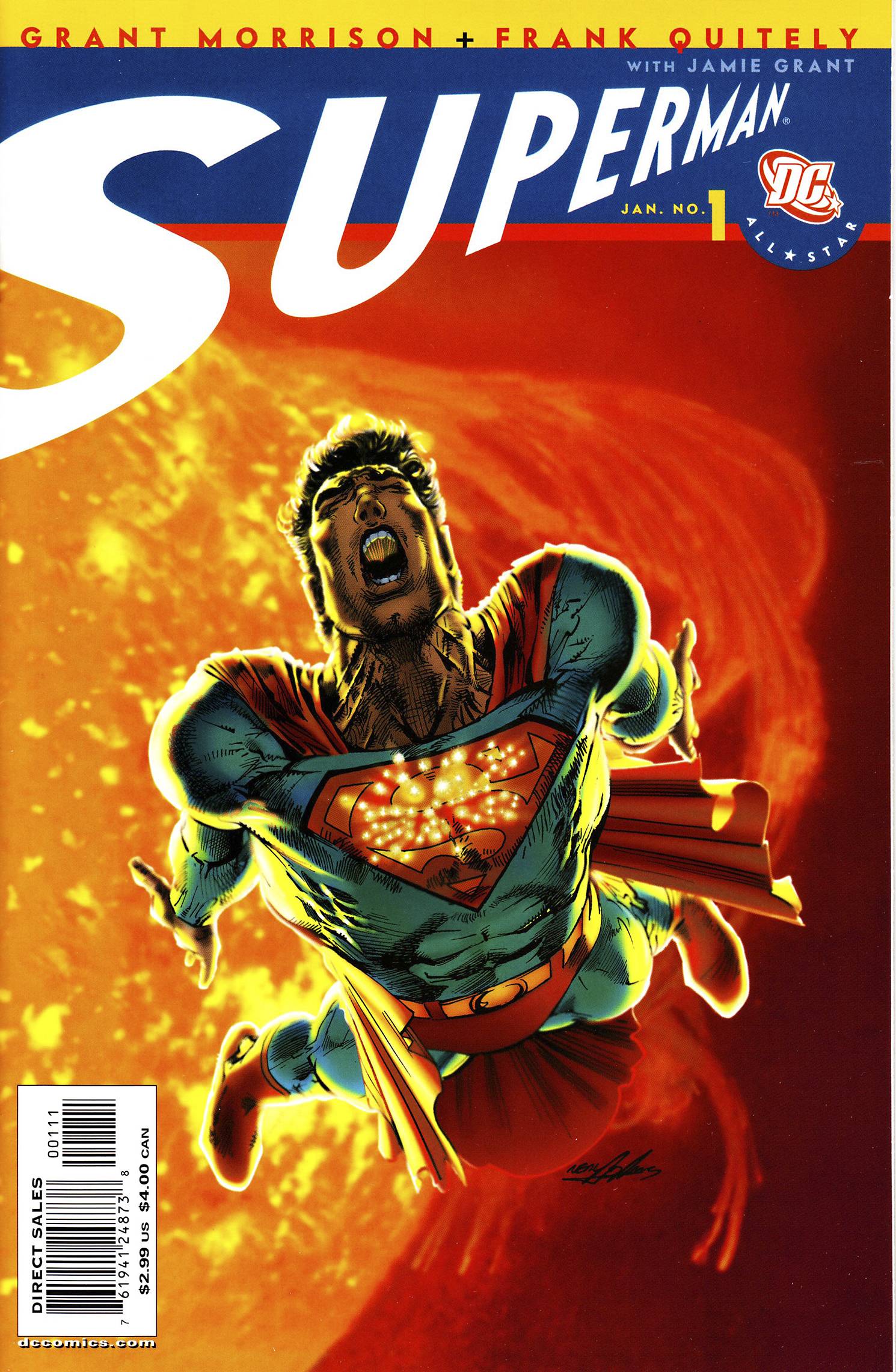 ALL STAR SUPERMAN #1 NEAL ADAMS VARIANT 2005 – Sanctum Sanctorum