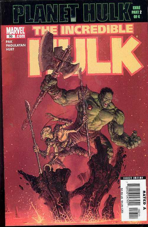 INCREDIBLE HULK #93 2006 (1ST APP KORG) Incredible Hulk MARVEL COMICS