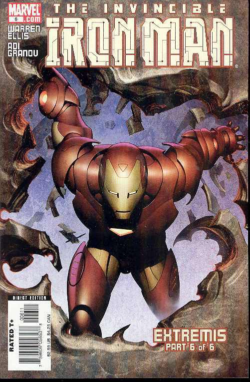 IRON MAN #6 2006 ADI GRANOV Iron Man MARVEL COMICS   