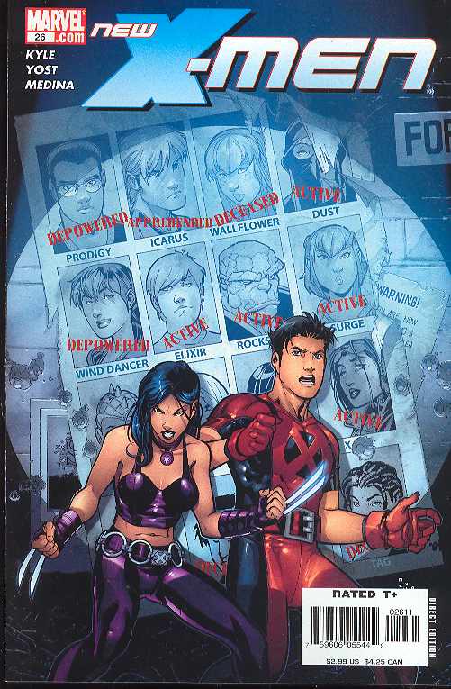 NEW X-MEN #26 HOMAGE 2006 New X-Men MARVEL COMICS