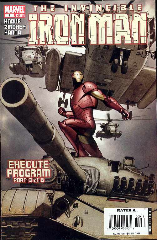 IRON MAN #9 2006 ADI GRANOV Iron Man MARVEL COMICS   