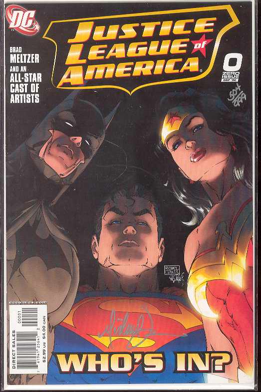 JUSTICE LEAGUE OF AMERICA #0 MICHAEL TURNER 2006 Justice League of America DC COMICS