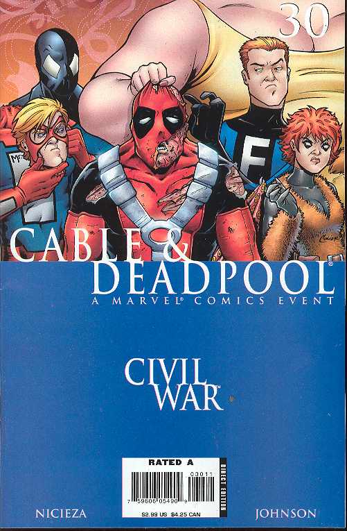 CABLE DEADPOOL #30 AMANDA CONNER 2006 Deadpool MARVEL COMICS   