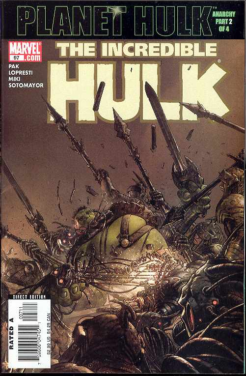 INCREDIBLE HULK #97 2006 Incredible Hulk MARVEL COMICS