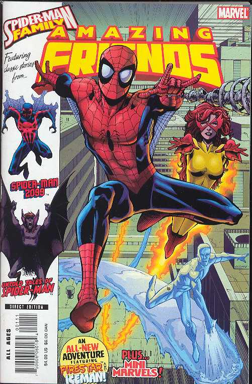 SPIDER-MAN FAMILY FEATURING AMAZING FRIENDS Spider-Man MARVEL COMCS