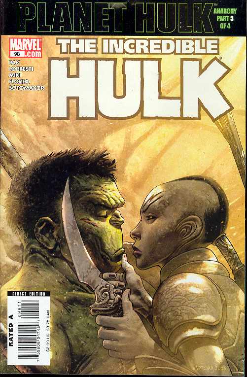 INCREDIBLE HULK #98 2006 Incredible Hulk MARVEL COMICS