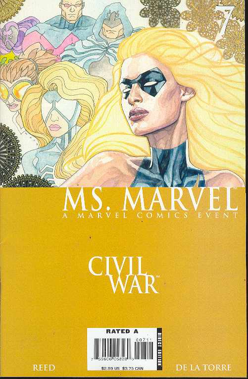 MS MARVEL #7 DAVID MACK COVER 2006