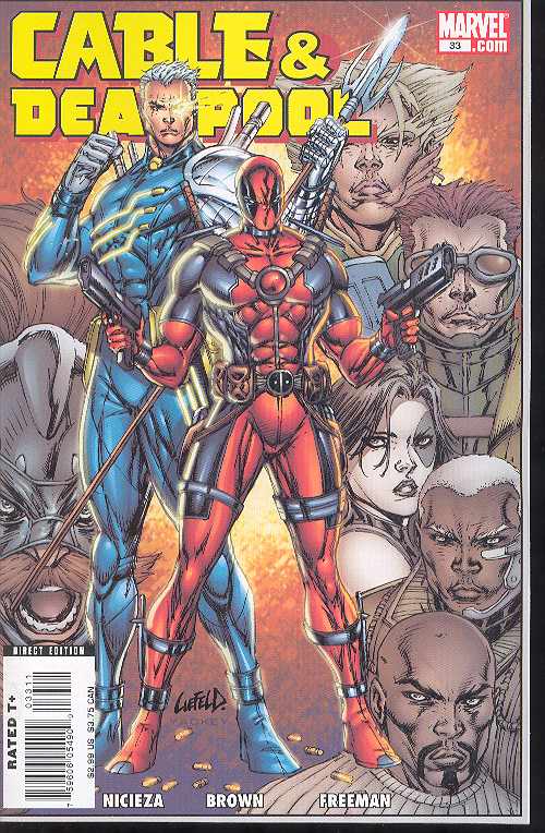 CABLE DEADPOOL #33 LIEFELD COVER 2006 Deadpool MARVEL COMICS   