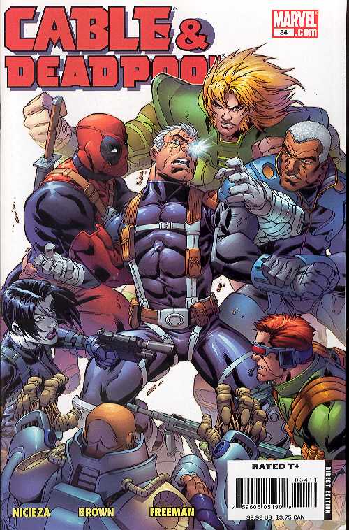 CABLE DEADPOOL #34 2006 Deadpool MARVEL COMICS   