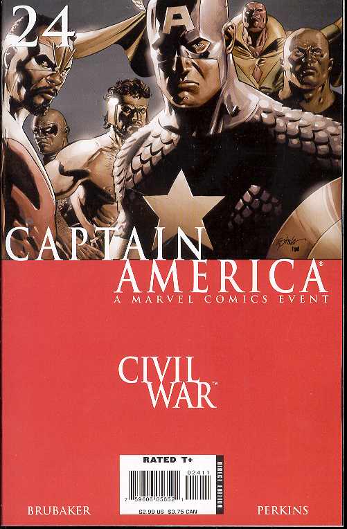 CAPTAIN AMERICA #24 2006 Captain America MARVEL COMICS