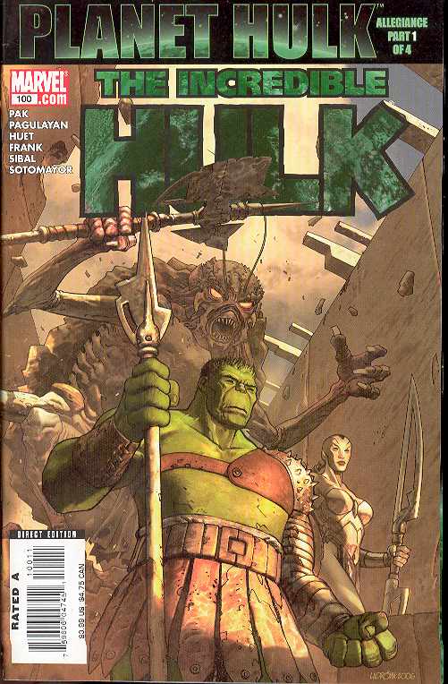 INCREDIBLE HULK #100 2006 (2ND APP AMADEUS CHO) Incredible Hulk MARVEL COMICS