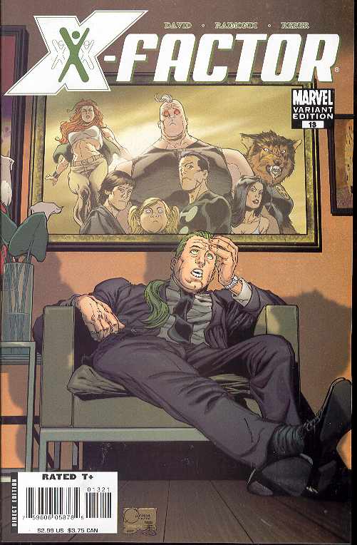 X-FACTOR #13 VARIANT 2007 X-Factor MARVEL COMICS