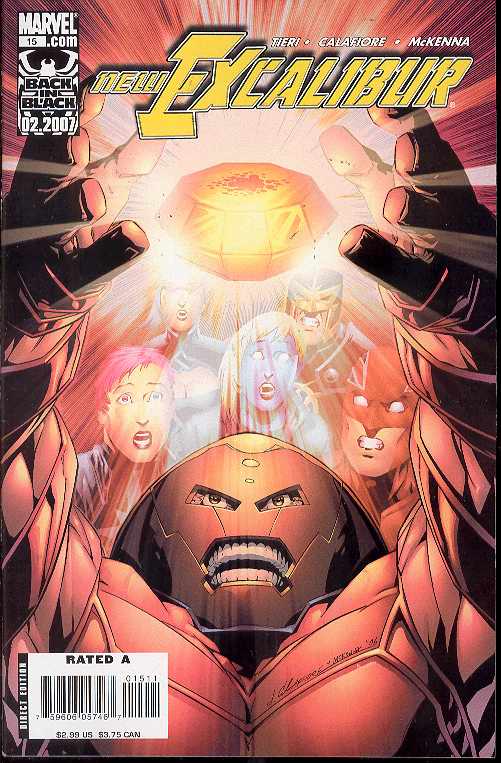 NEW EXCALIBUR #15 2007 New Excalibur MARVEL COMICS