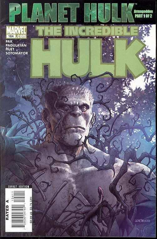 INCREDIBLE HULK #104 2007 Incredible Hulk MARVEL COMICS