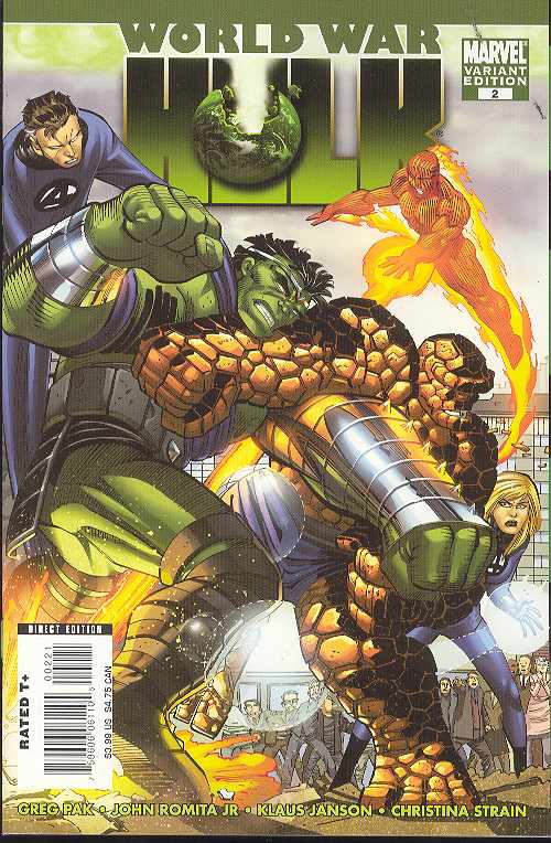 WORLD WAR HULK #2 ROMITA VARIANT 2007 HULK MARVEL COMICS