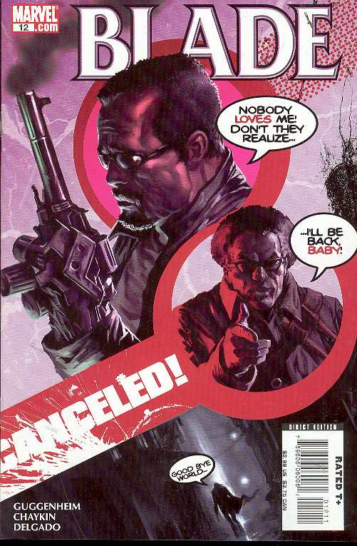 BLADE #12 2007 (FINAL ISSUE DRACULA APPEARANCE) Blade MARVEL COMICS   