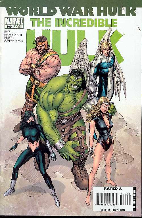 INCREDIBLE HULK #109 2007 Incredible Hulk MARVEL COMICS