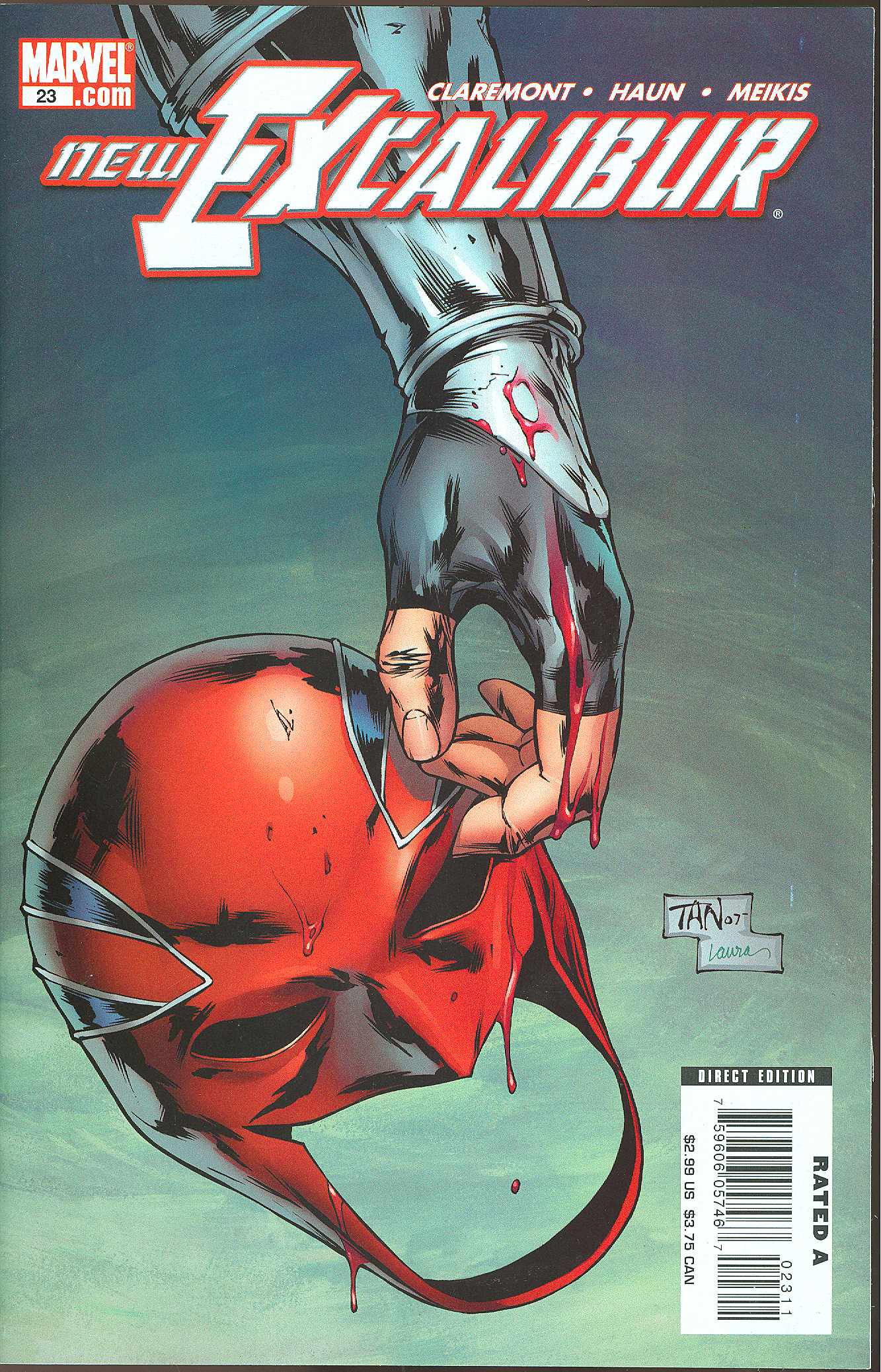 NEW EXCALIBUR #23 2007 New Excalibur MARVEL COMICS