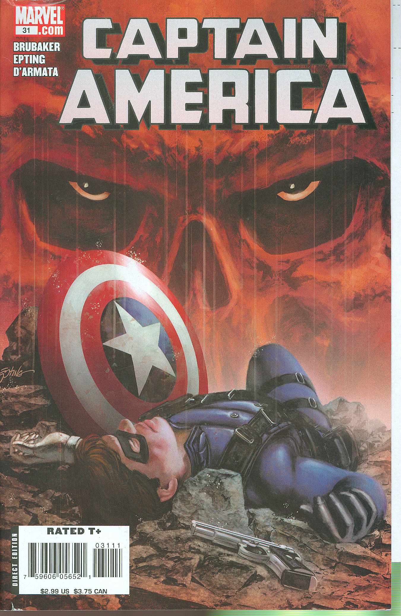 CAPTAIN AMERICA #31 2007 Captain America MARVEL COMICS