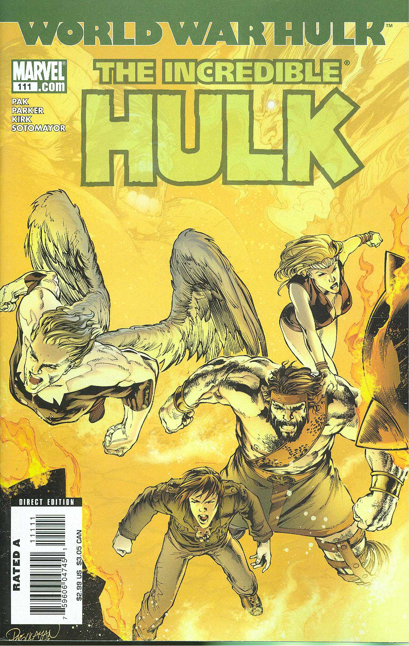 INCREDIBLE HULK #111 2007 Incredible Hulk MARVEL COMICS
